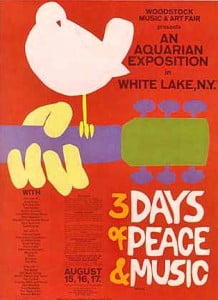 Woodstock poster cc 400px 45th anniversary of woodstock