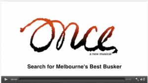 once 2 once the musical herald sun trying to find best busker