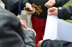 DC cannabis activists share cannabis seeds in line