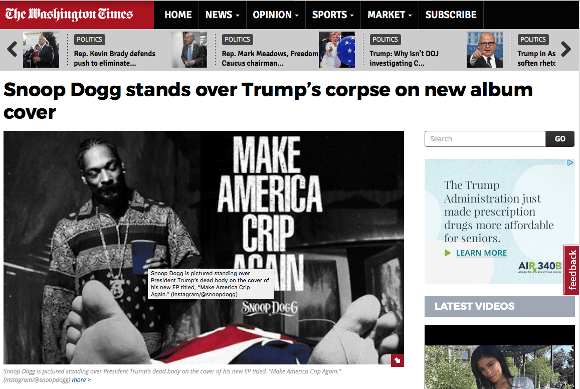 Screenshot 2017 11 03 08.51.05 snoop dogg stands over trumps corpse on new album