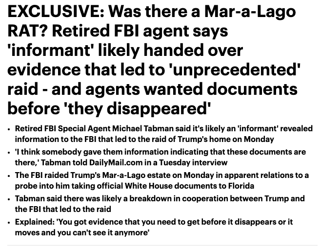 Screen Shot 2022 08 10 at 3.26.36 AM was trump selling classified documents to the highest bidder?