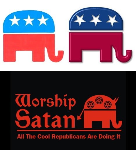 GOP logo 6 1 gop using satan as a weapon against opponents