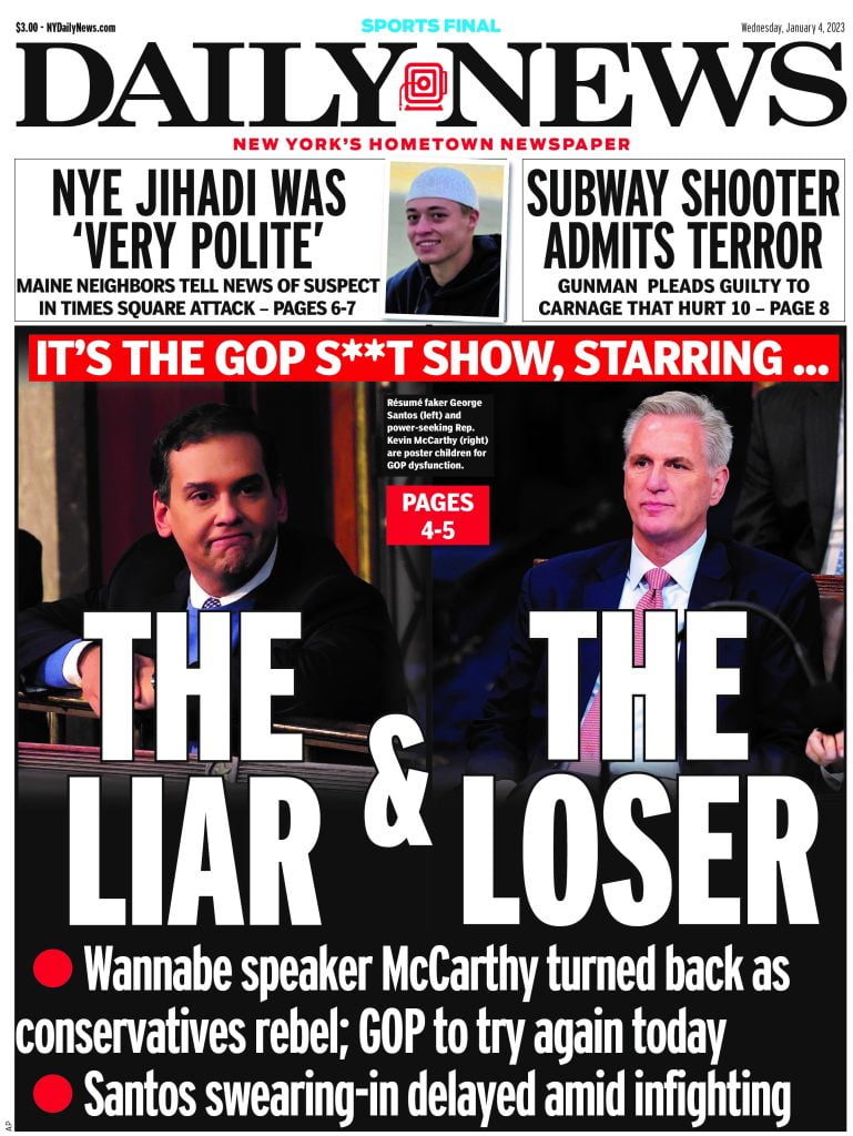 New York Daily News Torches House GOP Shit Show 1 new york daily news torches house gop shit show Flmcc 2XoAIQ2t4 new york daily news torches house gop shit show