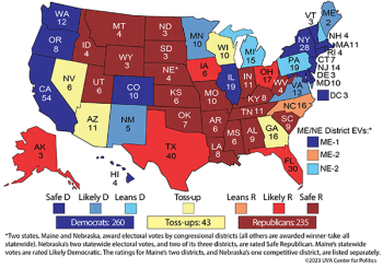 062923eleccollege 600 electoral college ratings: expect another highly competitive election