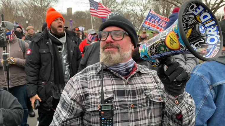 Proud Boy Joe Biggs receives 17 years in Jan. 6 seditious conspiracy case 2 proud boy joe biggs receives 17 years in jan. 6 seditious conspiracy case Joe Biggs outside the Capitol on Jan. 6, 2021.