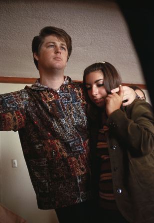 Brian Wilson From The Beach Boys, dead at 82 10 brian wilson Wilson poses with his first wife, singer Marilyn Rovell, circa 1965. They divorced in 1979 after about 15 years of marriage.