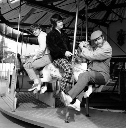 Brian Wilson From The Beach Boys, dead at 82 12 brian wilson The Beach Boys pose on a carousel in Santa Monica, California, in 1966. From left are Bruce Johnston, Brian Wilson and Mike Love.