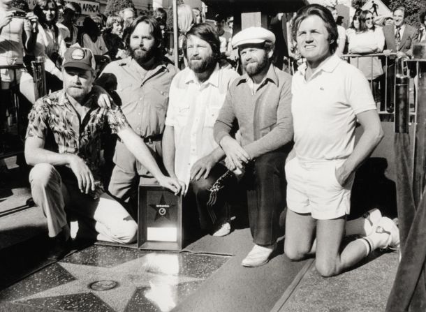 Brian Wilson From The Beach Boys, dead at 82 21 brian wilson The Beach Boys receive a star on the Hollywood Walk of Fame in 1980. From left are Love, Carl Wilson, Brian Wilson, Jardine and Johnston.