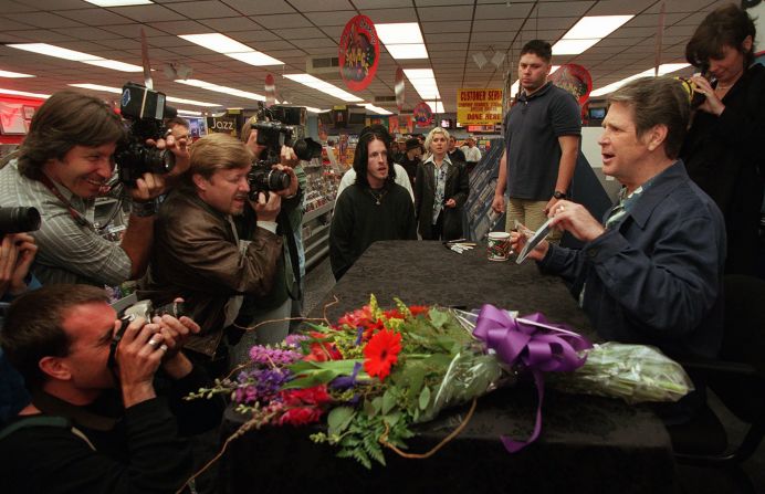 Brian Wilson From The Beach Boys, dead at 82 27 brian wilson Wilson holds a new solo album, "Imagination," during an in-store appearance at a Tower Records in West Hollywood, California, in 1988. It was his first album in 10 years.