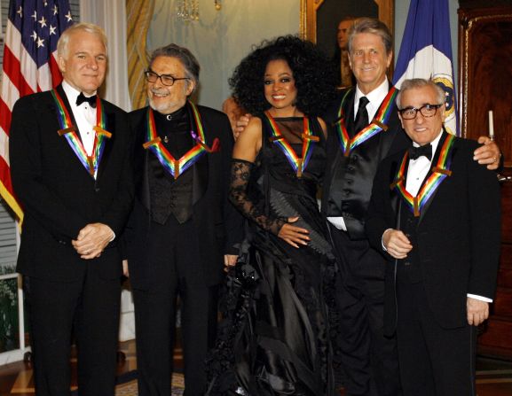 Brian Wilson From The Beach Boys, dead at 82 29 brian wilson Wilson, second from right, was one of the Kennedy Center Honorees in 2007. Here, he poses with fellow honorees: from left, actor Steve Martin, pianist Leon Fleisher, singer Diana Ross and film director Martin Scorsese.