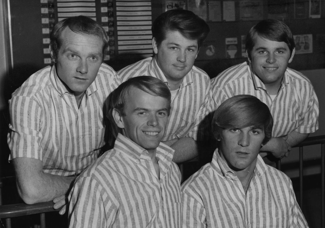 Brian Wilson From The Beach Boys, dead at 82 36 brian wilson From left to right, Mike Love, Al Jardine, Brian Wilson, Dennis Wilson (1944 - 1983) and Carl Wilson (1946 - 1998) of The Beach Boys.